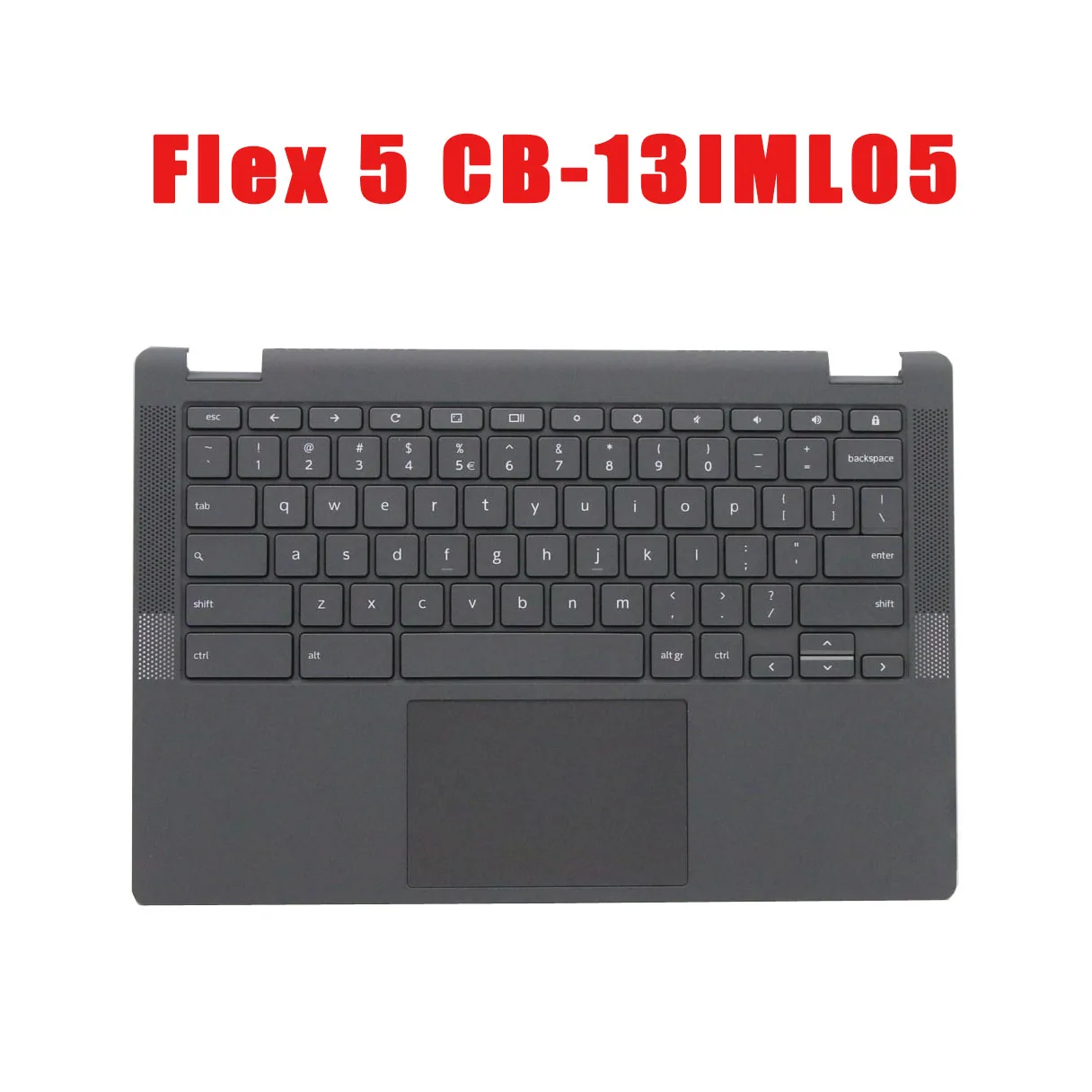 

Подставка для рук и клавиатура для ноутбука Lenovo Ideapad Flex 5 CB-13IML05 82B8 Английский США 5CB0Z27899 Верхний чехол с сенсорной панелью с подсветкой