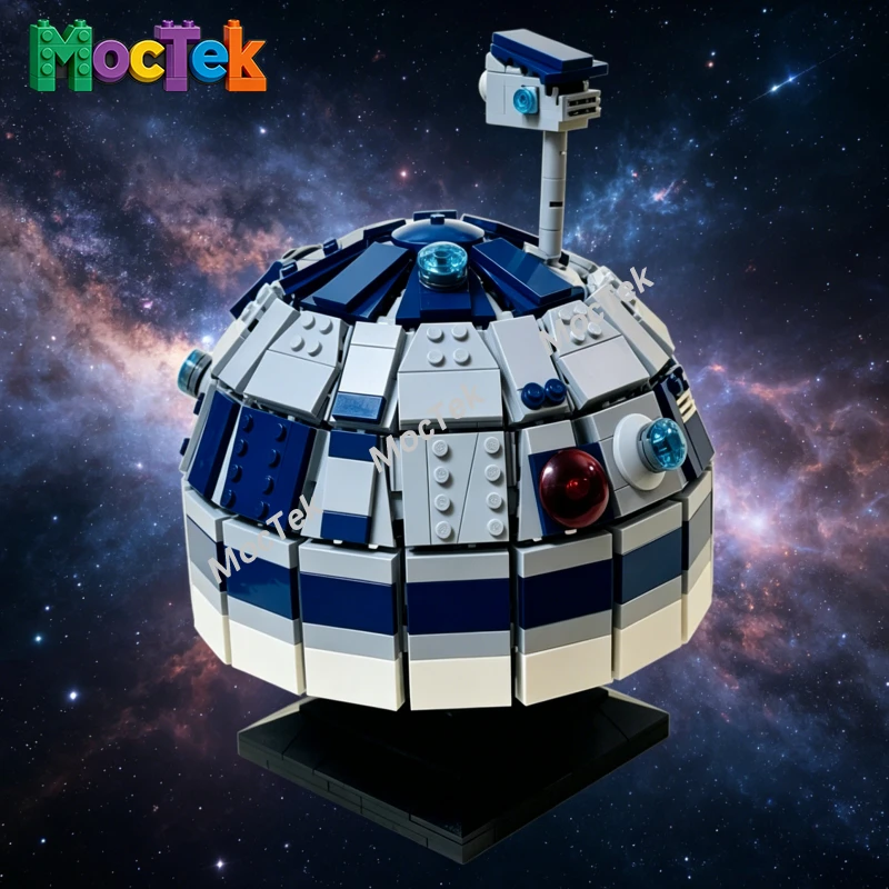 

Sci-Fi Armor Helmet MOC Bricks, Futuristic Space Helmet Design, Detailed Structure for Collection and Gifting To Sci-fi Fans