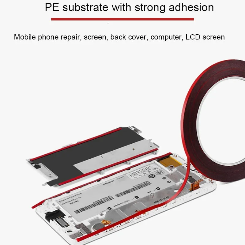 Amaoe pita perekat dua sisi 0.23/0.3mm, pita perekat untuk ponsel Tablet layar LCD penutup belakang tahan suhu tinggi