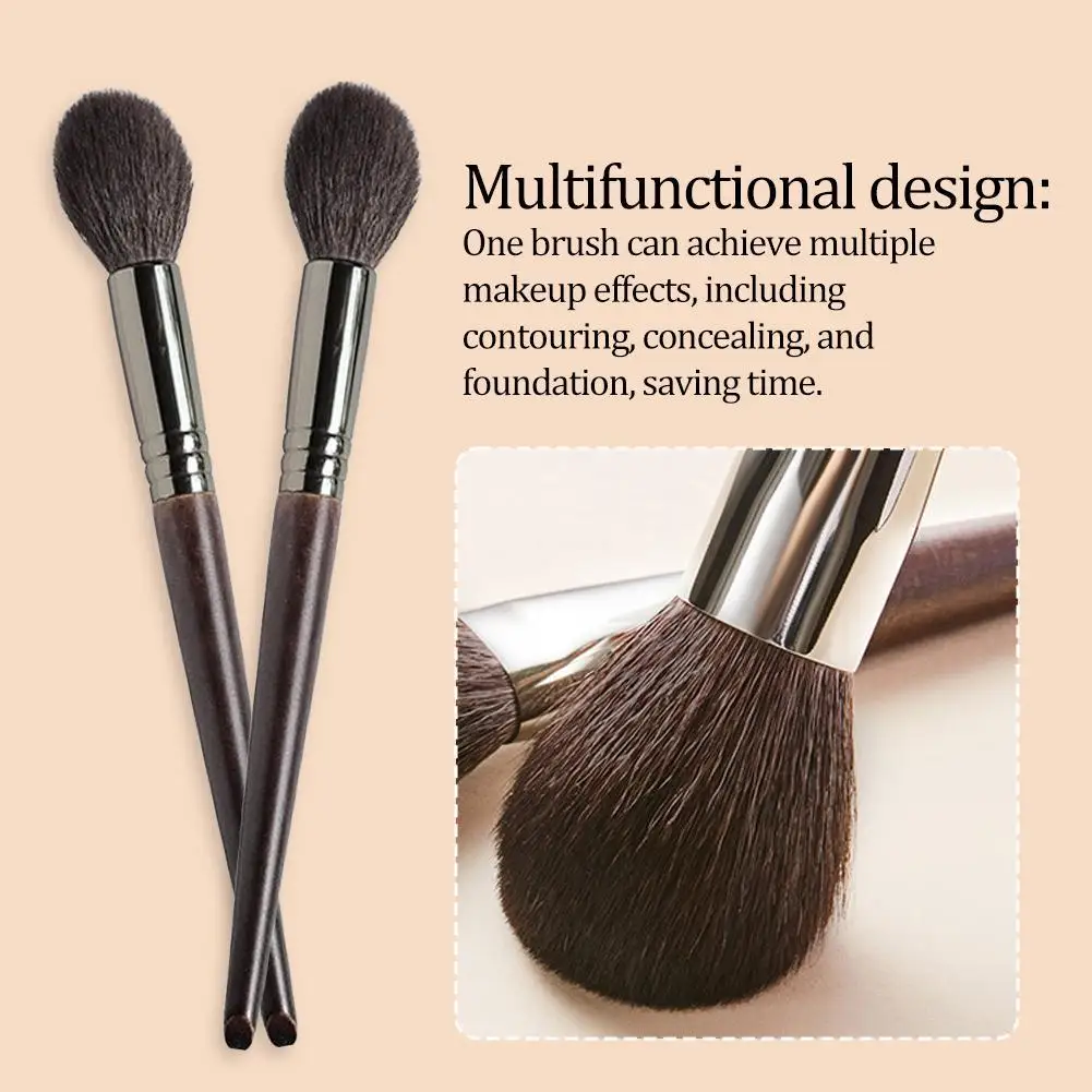 1 pezzo perfetto pennello professionale individuale per il viso pennello per trucco cosmetico fard in polvere impostazione base accessorio cosmetico