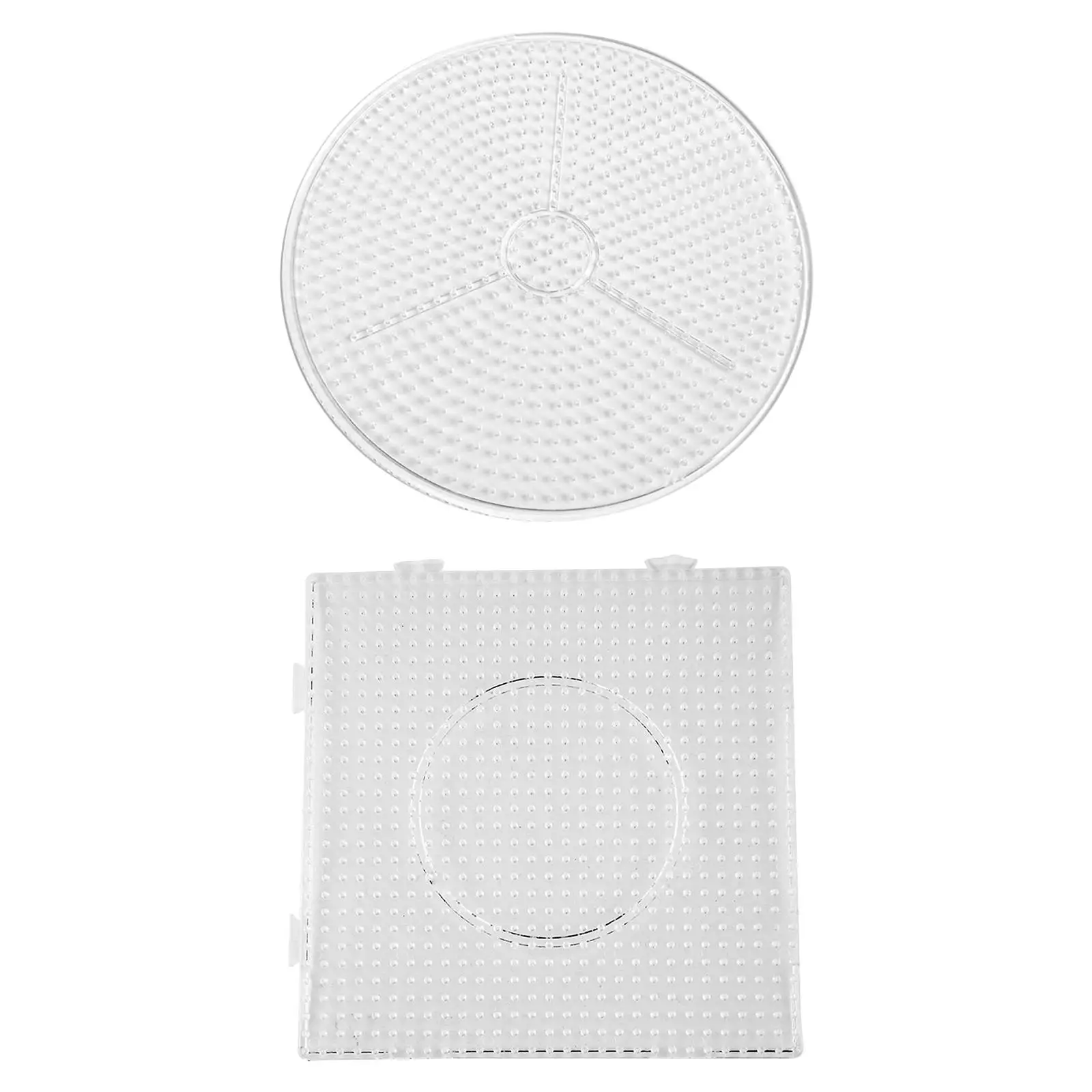 Planches perforées claires, planches de perles, jouets éducatifs pour enfants de la maternelle, modèles de panneaux perforés