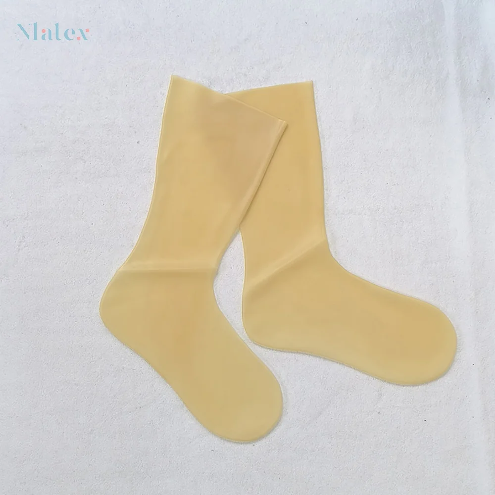 Versatile Unisex Latex Ankle Socks - Natural Comfort in a Rainbow of Colors