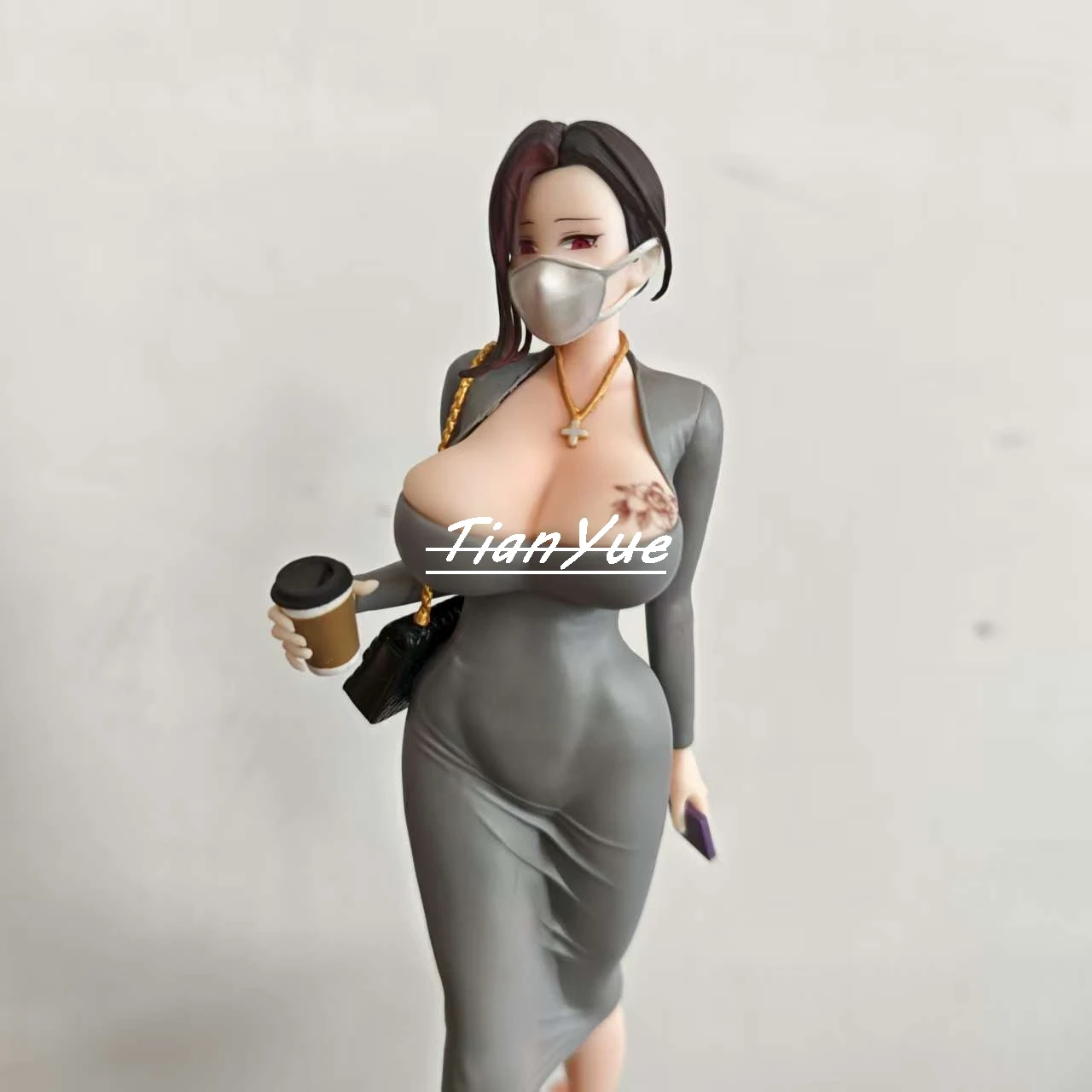 Зрелая и очаровательная девушка, рабочие женщины, аниме, ПВХ, фигурка, модель игрушки, 23 см