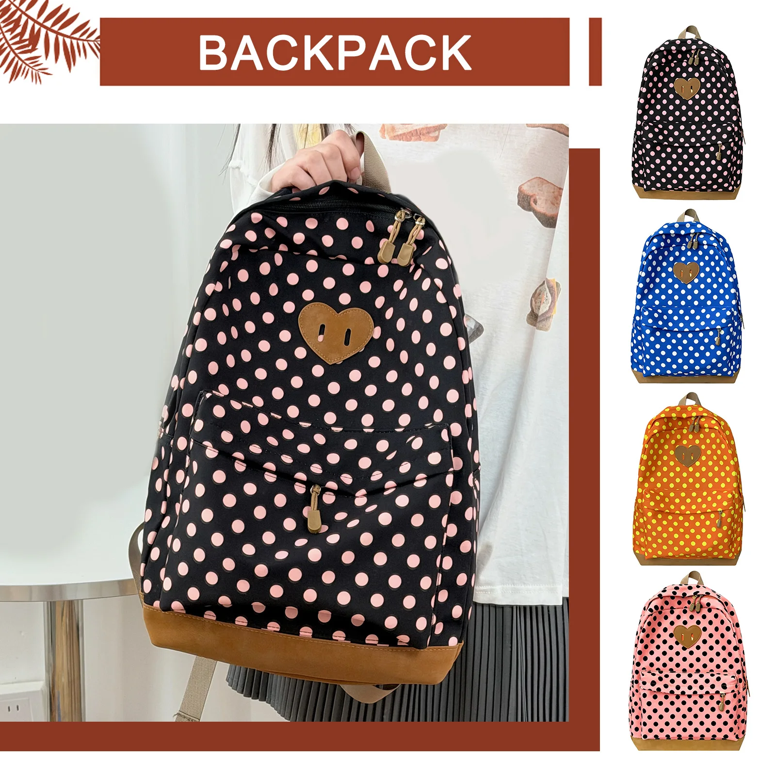 Fashion Backpack Women - Ретро-портативные сумки для подростков и женщин,