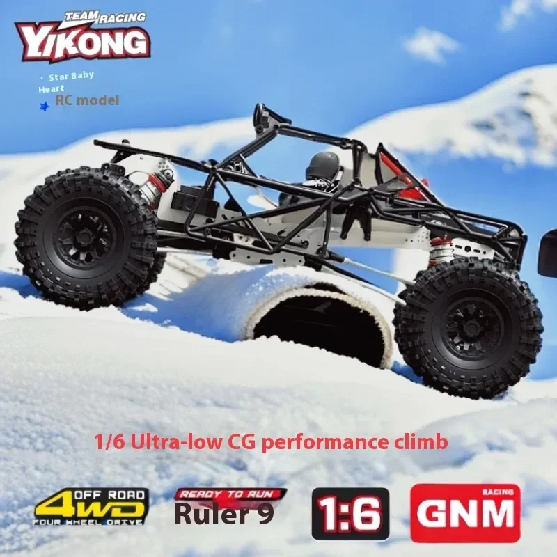 Yk4061 1:6 Scale Remote Controlled Rock Slide Simulation Off-Road Car Model Professional Four-Wheel Drive Climbing Vehicle Toy