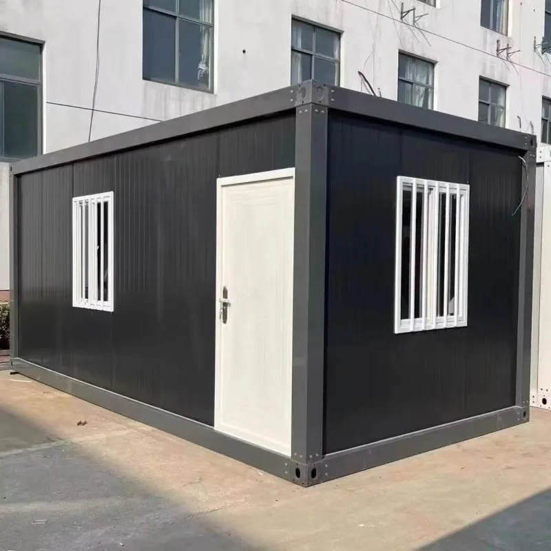 2026 High Quality Eco-Friendly Living Container Sandwich Panel Prefab House Flat Pack Container House