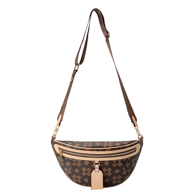 Summer New Large Capacity Portable Travel Women's Bag Fashionable Commuting Versatile Shoulder Bag Luxury Pattern Underarm Bag