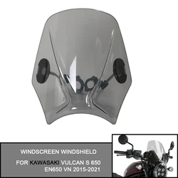 Parabrisas redondo para motocicleta, accesorio Universal para Kawasaki Vulcan S 650 EN650 VN 2015-2021