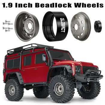 GLOBACT 1.9吋防脫圈輪轂,適用於1/10 TRX4 TRX6 Axial SCX10 I II III Pro Redcat遙控攀爬車升級配件 10 最佳銷售 履帶輪 - №9