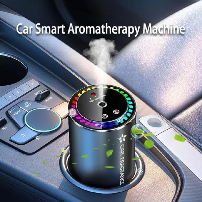 

Smart Car Air Freshener, Car Air Freshener Diffuser with Starry Sky Projection 3 Mode Adjustable, Auto On/Off Cars Diffuser