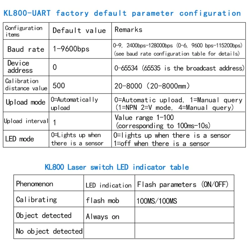 XKC-KL800 2024New 8M Laser Distance Sensor,DC5-24V Laser Optical Proximity Switch,Infrared Motion Sensor