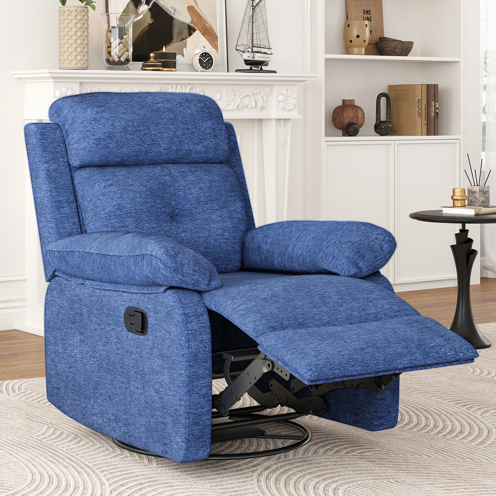 Rocking Chair Nursery - Sillón Reclinable Giratorio Pequeño para Mujeres