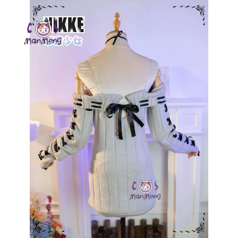 

Костюм Русалочки для косплея, игра в стиле аниме N I K K ENew, женский милый свитер, пальто, головные уборы, униформа русалки для вечеринки на Хэллоуин