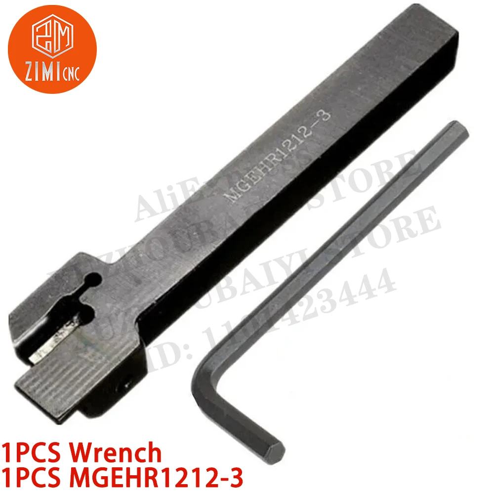 1PCS MGEHR1212-3 커터 외부 그루빙 공구 터닝 홀더 MGMN300용 초경 인서트 CNC 금속 선반 기계적인 자르는 기계