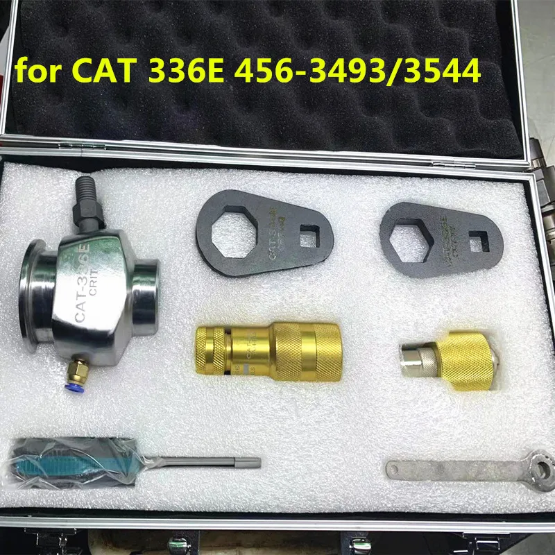 

for CAT 336E 456-3493/3544 Diesel Common Rail Injector Disassemble Wrench AHE Measuring Tool Oil Return Clamp Reapir Tool Kits