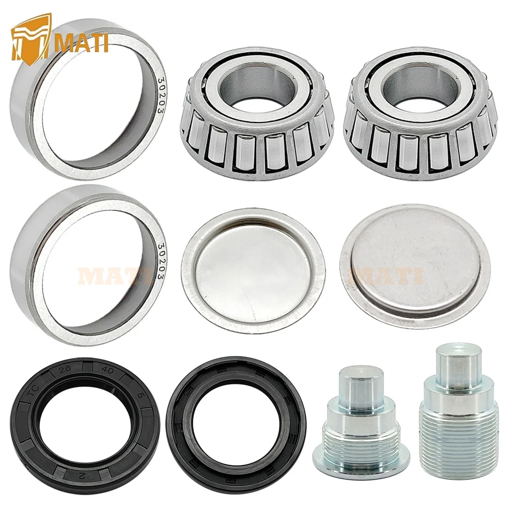 Swingarm Bearing Bolt Seal Kit for Honda Recon 250 TRX250EX TRX250X FourTrax 300 Rancher 350 400 Foreman 400 450 500 Rubicon 500