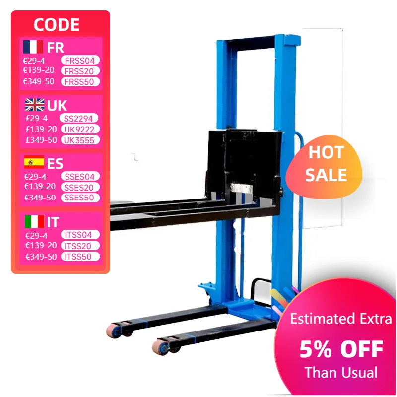 Electric Lifting Platform 1.3M 500/1000KG Hydraulic Cargo Trolley Flatbed Truck for Truck Loading and Unloading