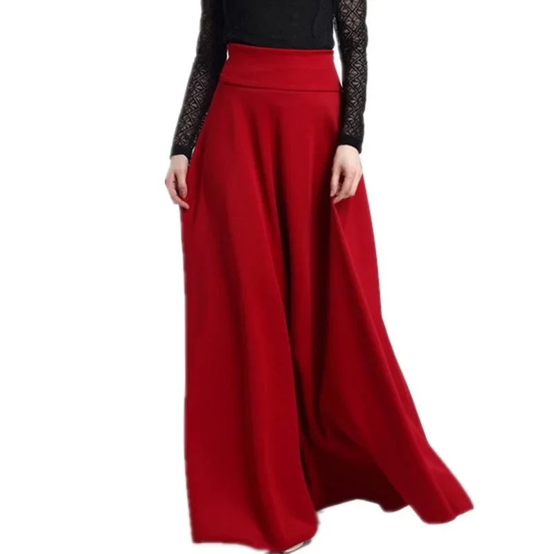 High Waist Party Maxi Female Skirts New Style Womens Hot Sale Ladies Long Skirt image 3
