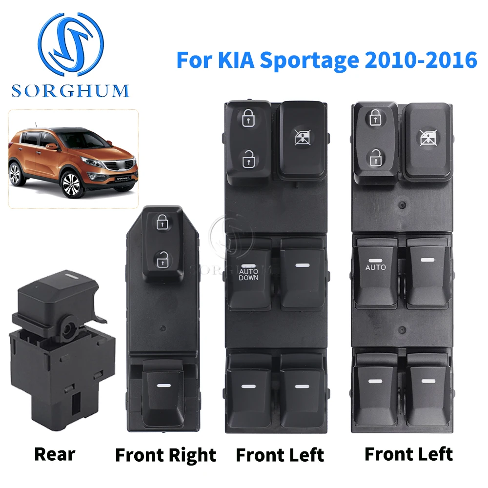 93575-3W100 Für KIA Sportage 2010-2016 Elektrischer Fensterheberschalter Steuerknopf 93576-3W100 93570-3W000 93570-3W300 – Detail 5