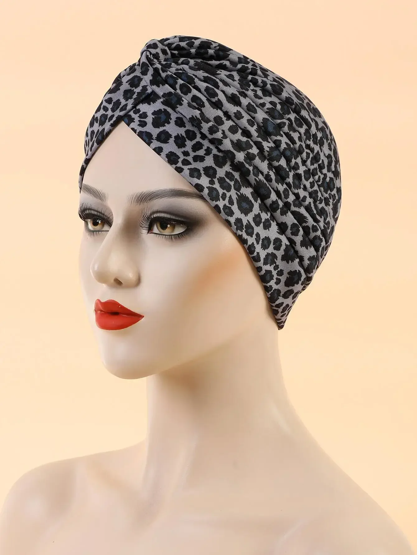 

2026 1pc Watermelon Shaped Black Cap With Tassel Bonnet Hair Bonnet Turban Hair Sleep Cap Sleep Bonnet