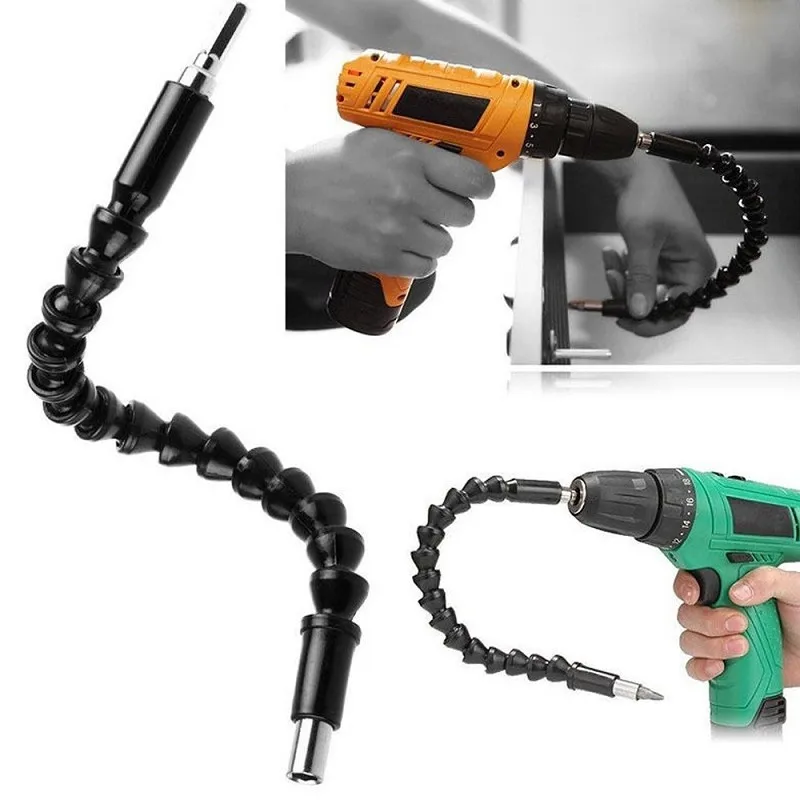 Electric Drill Screwdriver Bit Multifunctional Universal Snake flexible Hose Cardan Shaft Connection Soft Extension Rod Link