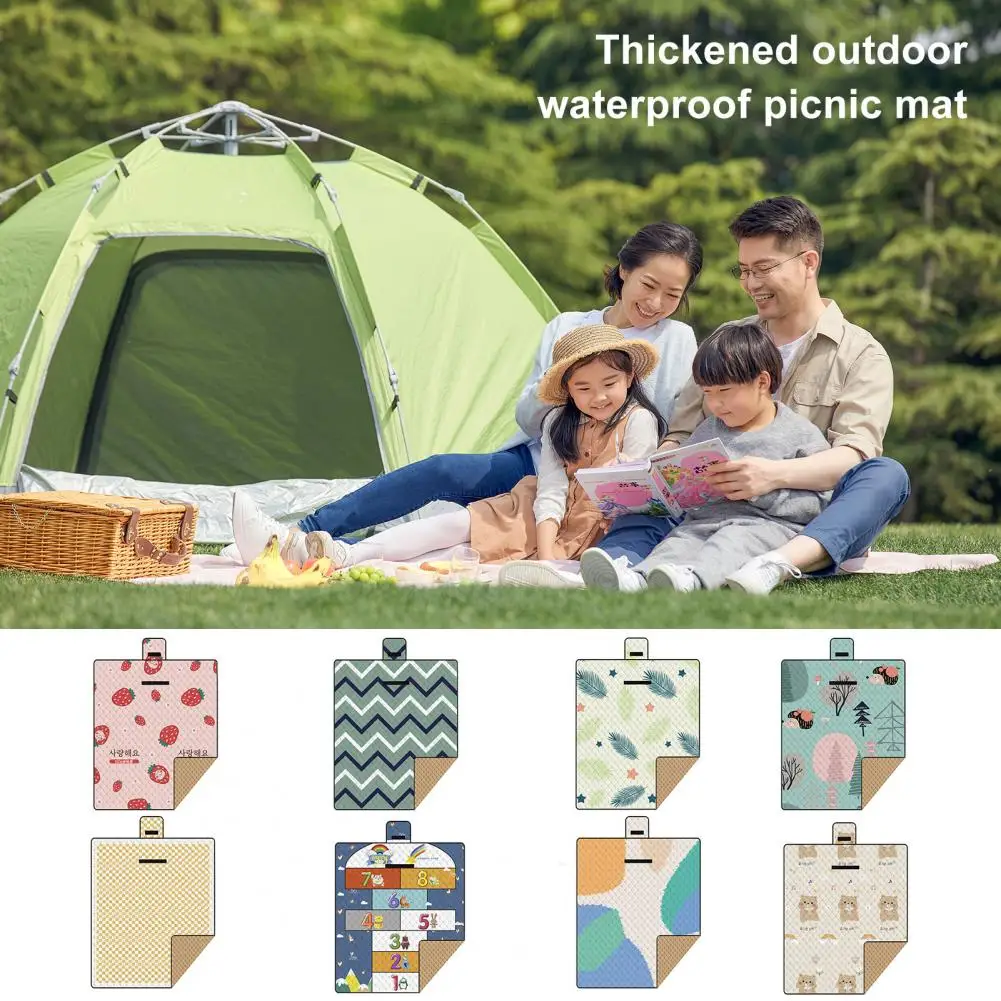 

Camping Mat No Odor Waterproof Tear-resistant Widen Thickened Tent Grass Mat Outdoor Supplies