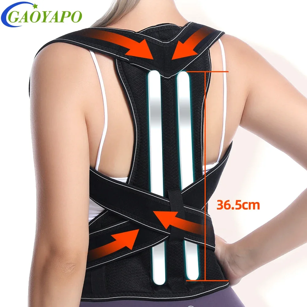 1PCS Back Brace Posture Corrector for Women and Men Back Lumbar Support Shoulder Posture Support for Improve Posture Provide