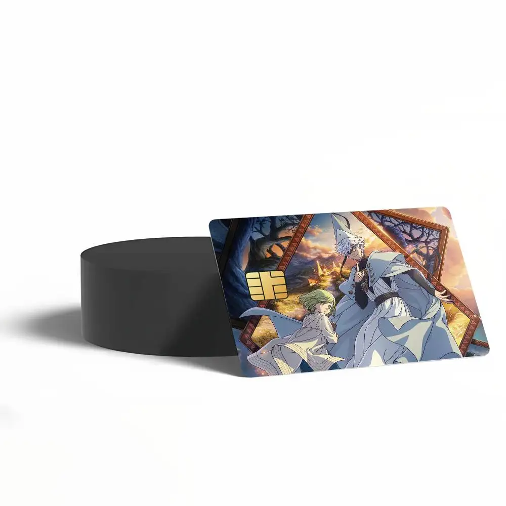 Anime W-WITCH H-HAT A-ATELIER Card Stickers for Bank Access Protective Waterproof Film Cover Sticker Surprise Gift