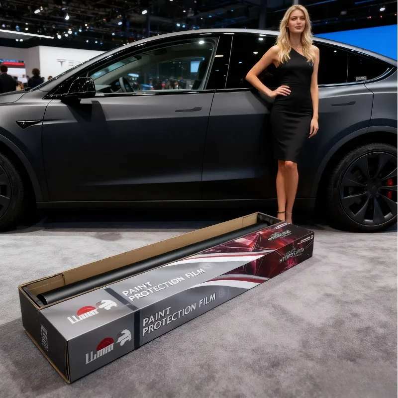 

LLumar матовая черная отделка автомобильная защитная пленка для краски ТПУ PPF самовосстанавливающаяся защита от царапин устойчивость к пятнам гидрофобная