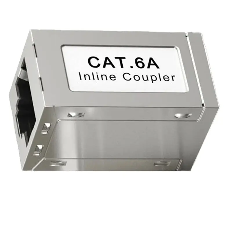 

A29F-RJ45 Female To Female CAT6A Shielded Coupler Inline Ethernet Coupler Ethernet Extender Adapter Ethernet Cable