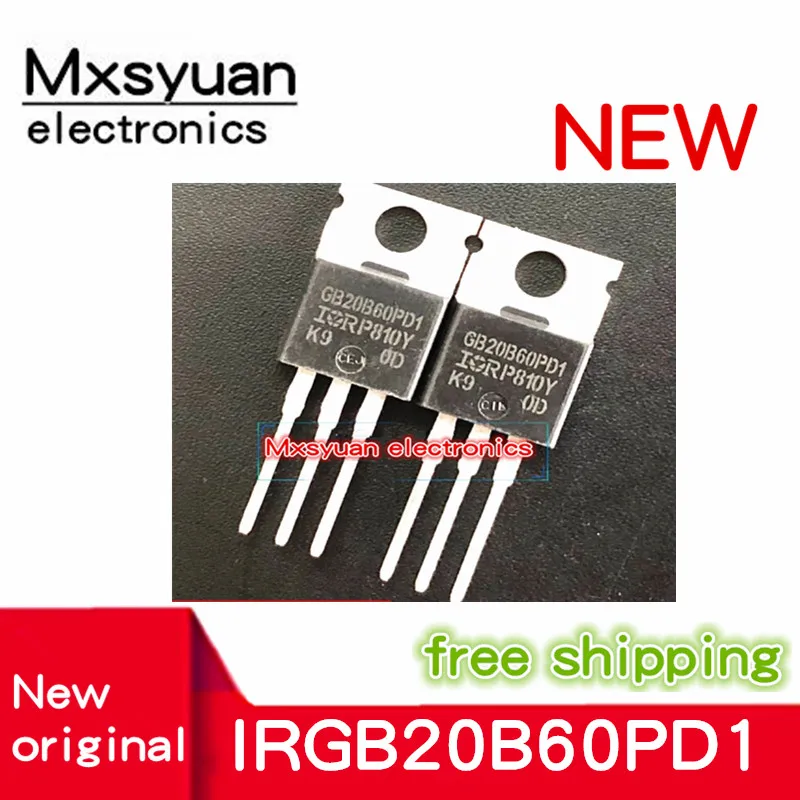 

10CPS ~ 50 шт./лот IRGB20B60PD1 GB20B60PD1 TO-220 600 В 20 А Mxsyuan 100% новый оригинал