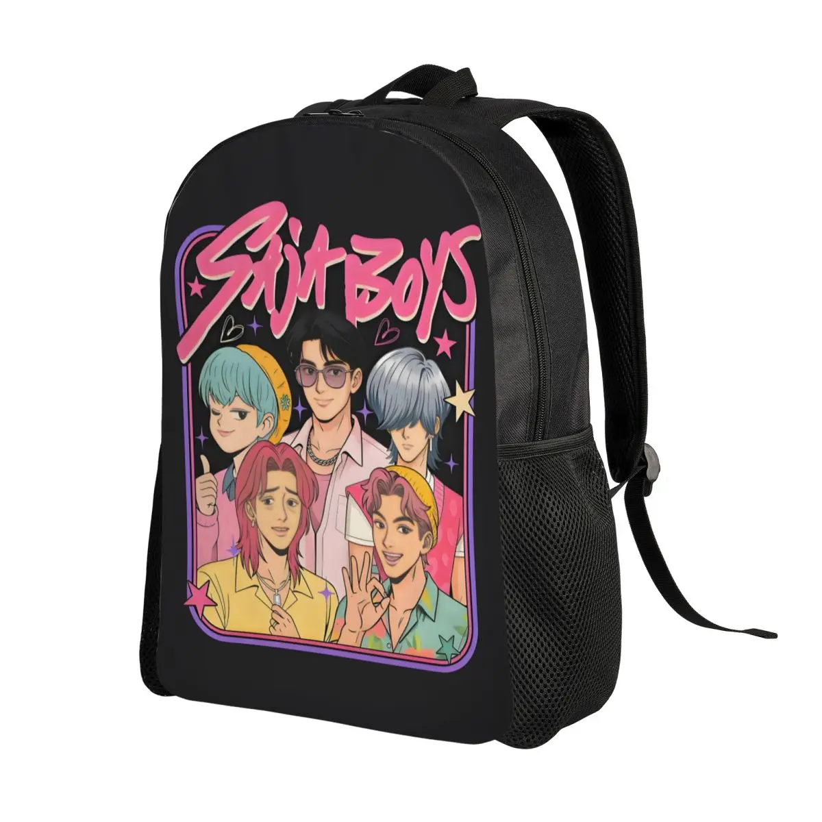 Aangepaste Kpop Hunter Demons Reisrugzak Dames Heren School Laptop Boekentas Saja Jongens College Student Dagrugzak Zakken