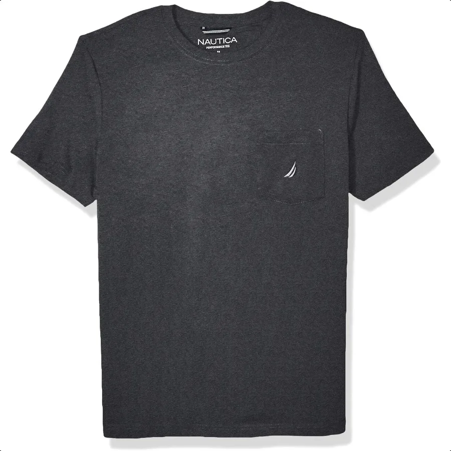 

Nautica Men's Solid Crew Neck ShortSleeve Pocket TShirt