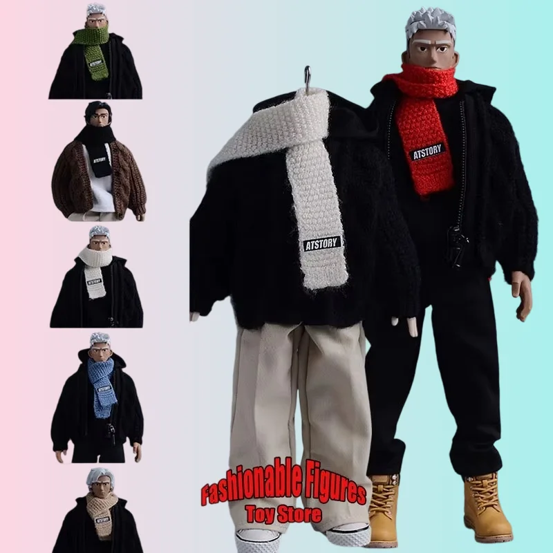 ผ้าพันคอถักมือ ATStory ขนาด 1/12 สำหรับตุ๊กตา BJD Asi 3.0 ขนาด 6 นิ้ว ของสะสมสำหรับนักสะสมแอคชั่นฟิกเกอร์