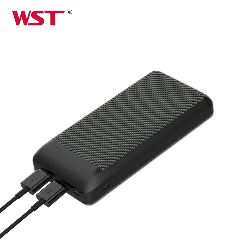 WST Factory Powerbanks High Cost Performance Fast Charging 20000mah Slim Hot Sell Battery Light and Thin Power Bank