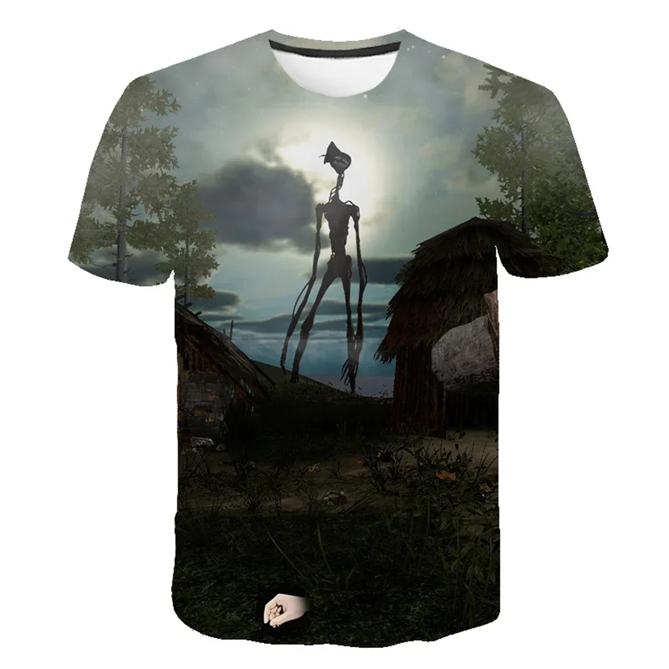 

Summer Siren Head 3D Print T-Shirts Streetwear Men Fashion Casual Oversized O-Neck Short Sleeved T Shirt Tee Tops Clothing