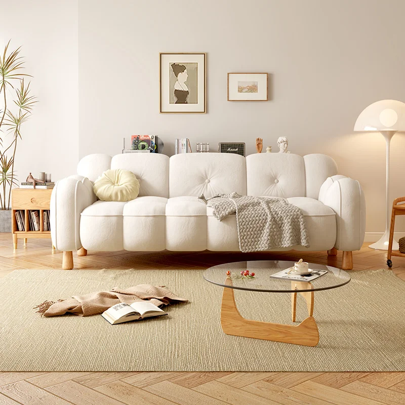 

Puffs Nordic Sofa Relax Tiny House Accent Kids Cream Luxury Whit Lazy Couch lounge canape convertible en lit home furniture