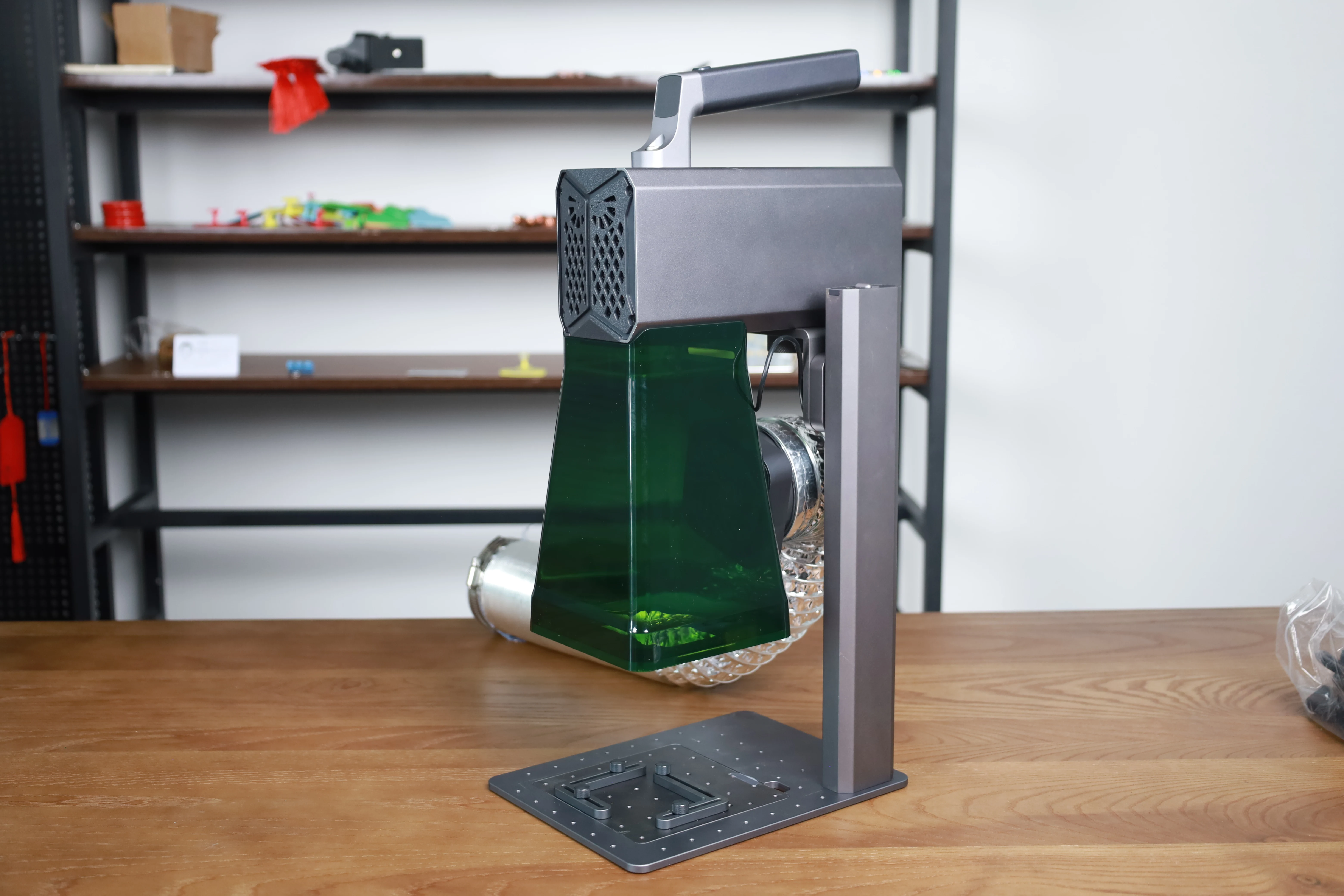 금속, 플라스틱, 가죽 및 목재용 휴대용 올인원 레이저 조각기