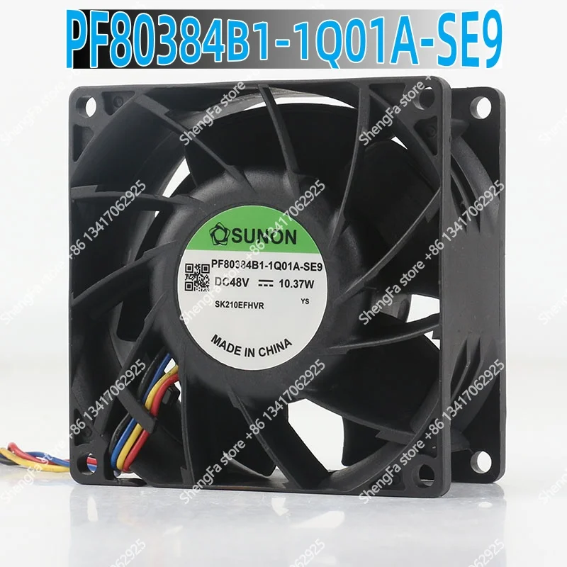 cooling fan Sunon DC 48V 10.37W AC EC 8038 80X80X38MM Vehicle inverter four-wire PF80384B1-1Q01A-SE9