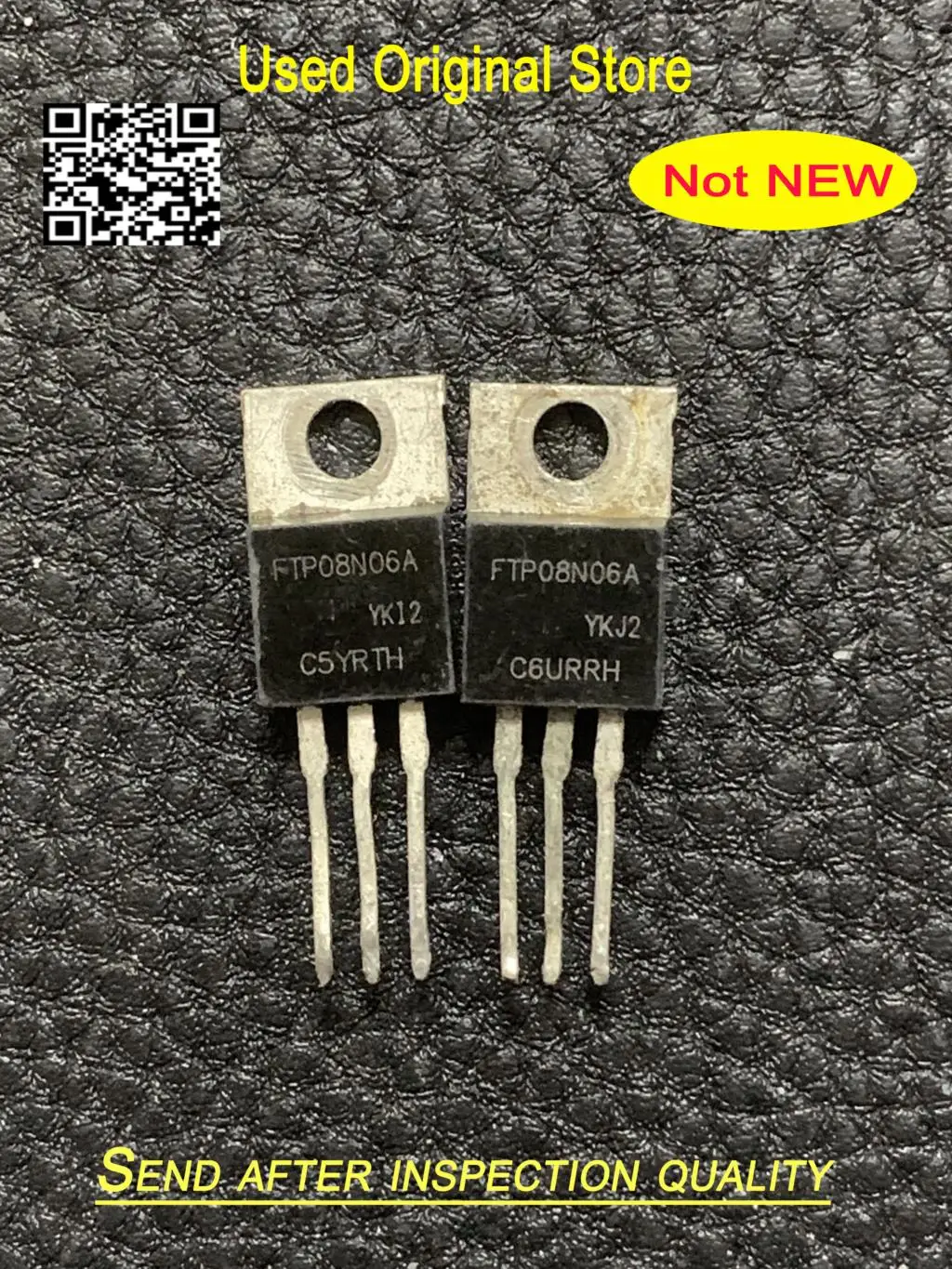 

Used 1pcs FTP08N06A FTP20N50A FTP11N08A TO-220 In Stock Original disassembly