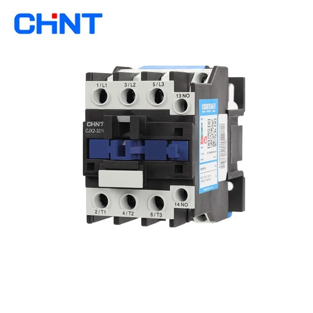 CHINT AC Contactor 32A 3P+1NO/1NC Rail installation LC1d CJX2- 3210 CJX2- 3201 LC1D 220V 380V 36V 24V 110V