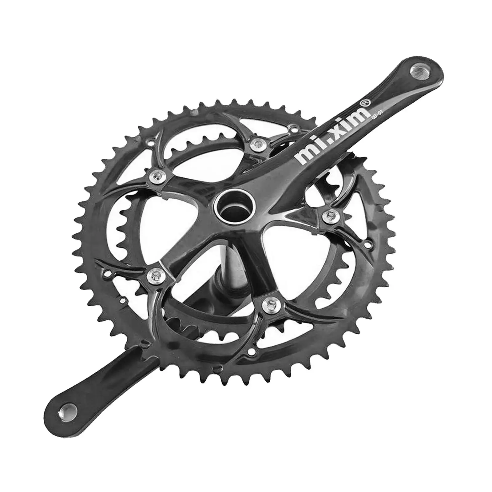 

Легкий набор шатунов 53/39 для дорожного горного велосипеда 130BCD, звездочка 6-10, стальная цепная колеса с полым набором шатунов BB