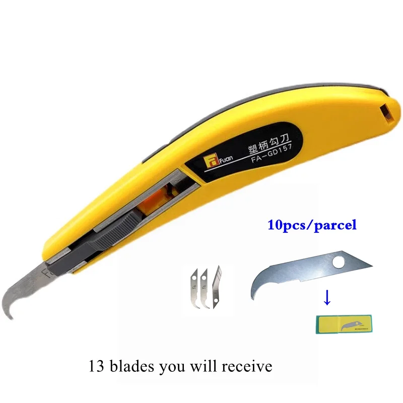 Acrylic Hook Knife Craft Knife Cutting Tool, Board Edgings Cutter Knife Blades