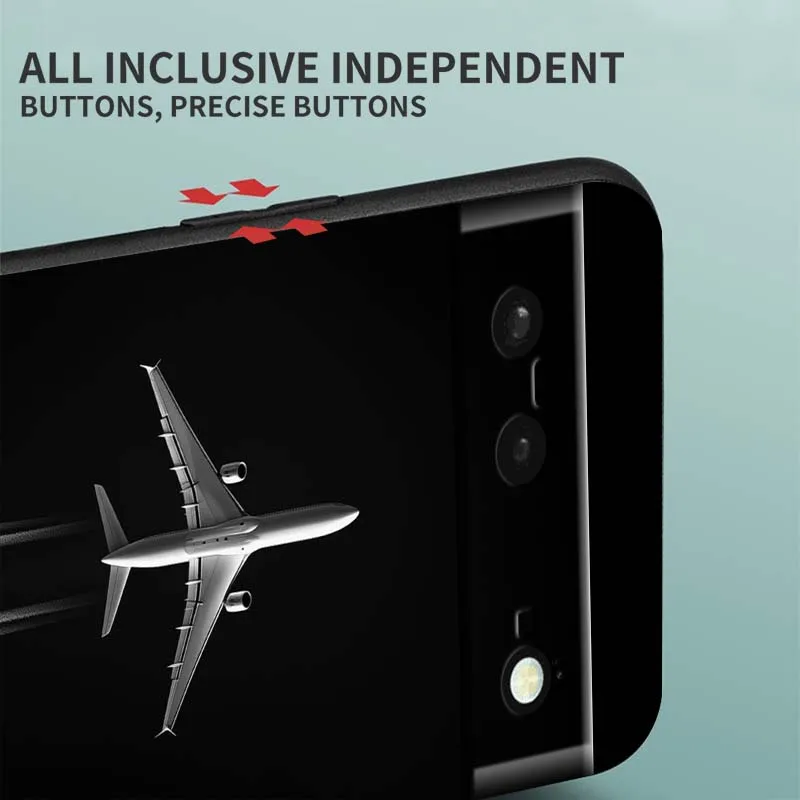 Mode vliegtuig patroon Cover Voor Google Pixel 10 9a 9 8A 8 7 7A 6 6A Pro XL 2024 5G Zwart Zachte TPU Siliconen