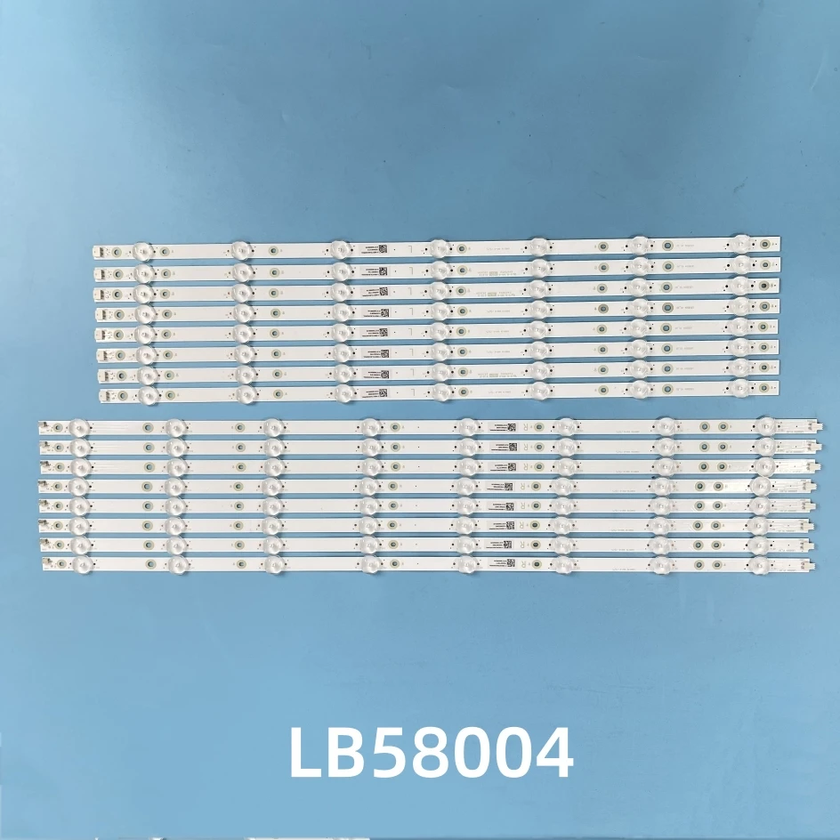 16pcs LED 58PUS7304/12 58PUS6704/12 58PUS6754/12 TPT580B5-U2T01D REVS01D REV.S01D LB58004 V0_00 V1_01 705TLB58B33MDR00L