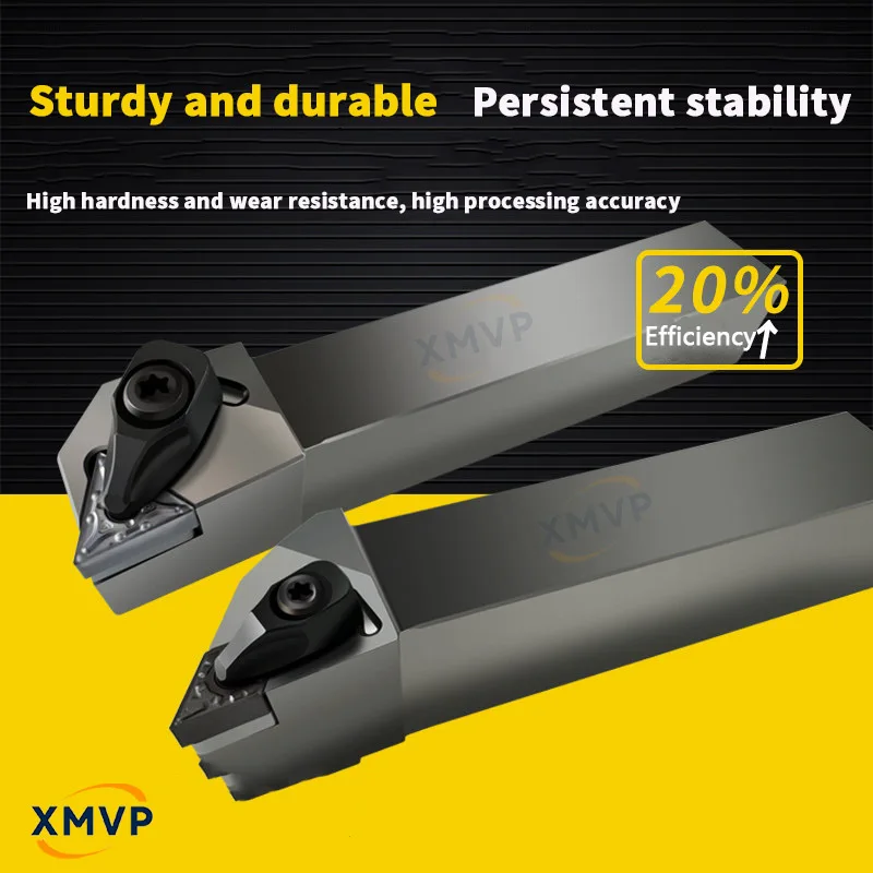 DWLNR2020K08 peach-shaped recutting tool tool with 95 degrees external turning tool holder D type large pressure plate