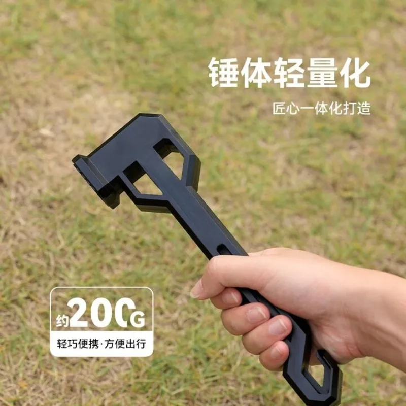 

Campground Nail Hammer Camping Tent Canopy Ground Nail Hammer Survival Equipment Hammer Multifunctional Tools Collection
