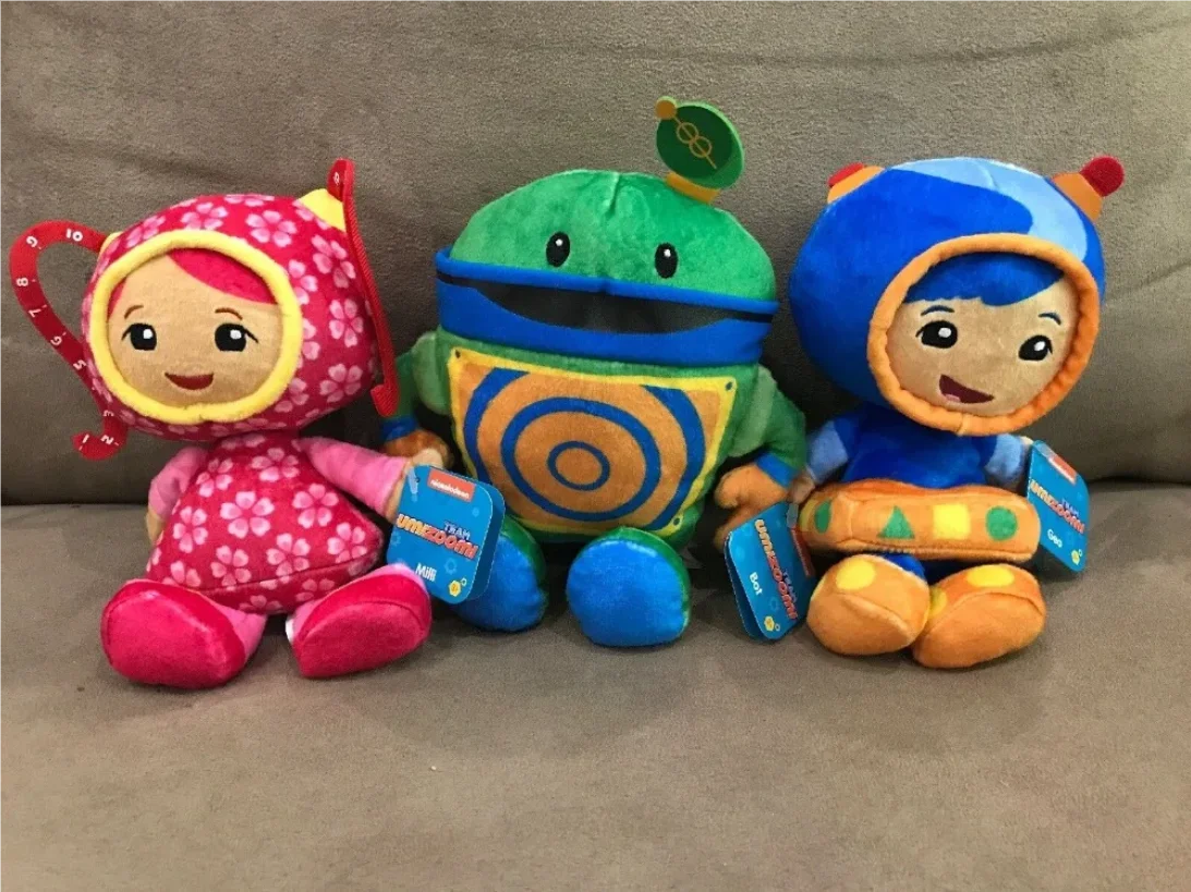 

TEAM UMIZOOMI Bot MILLI Geo Plush 9 Inch Doll set of 3