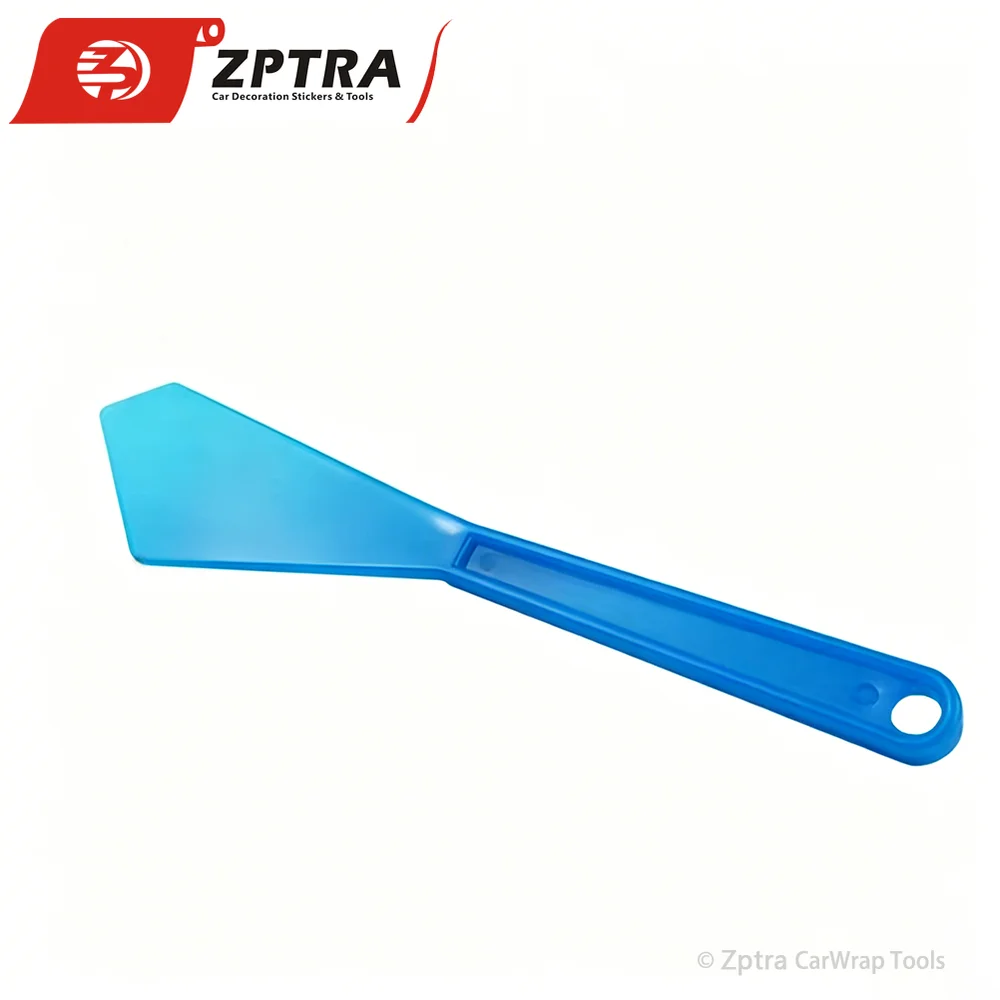 5 Pcs/Lot Blue PP Long Handle Gasket Scraper Ultra-Thin Micro Package Vinyl Tool for Car Film Sticking Body/Window Use
