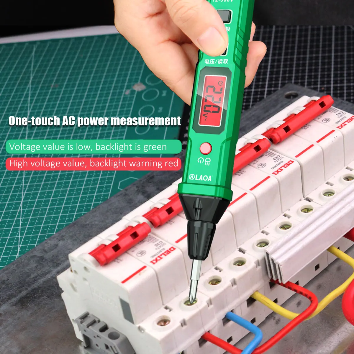 LAOA Digital Interchangeable Screwdriver Head Sensor Pen Voltage Pen Voltage Tester